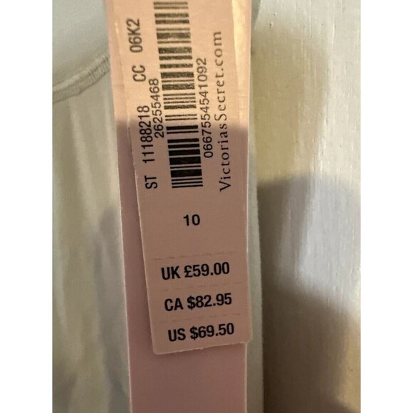 2 NWT Victoria's Secret Light Blue And Light Green High Rise Leggings Sz‎ 10 Y2K - Picture 5 of 13